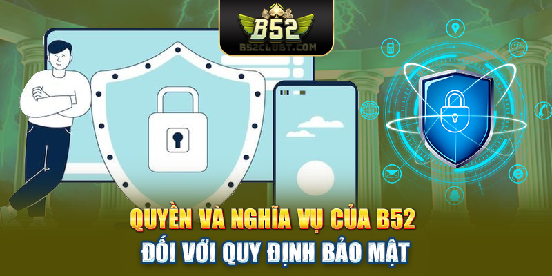 Quyền và nghĩa vụ của B52 đối với quy định bảo mật