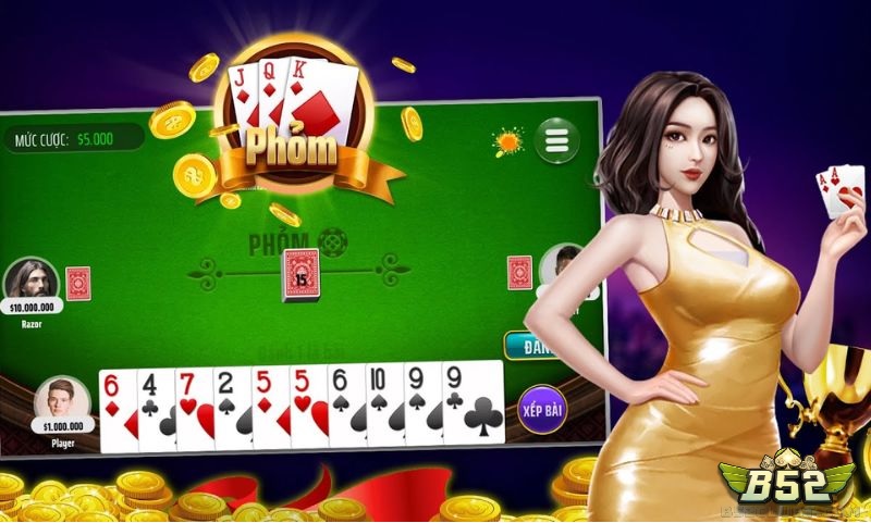 Phỏm B52 - Game bài ăn tiền siêu hot không thể bỏ qua