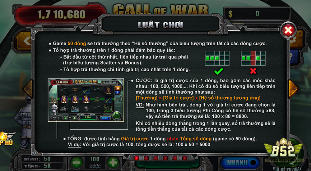 Chỉ khi có tài khoản thì anh em mới có thể chơi Call of war ở cổng game