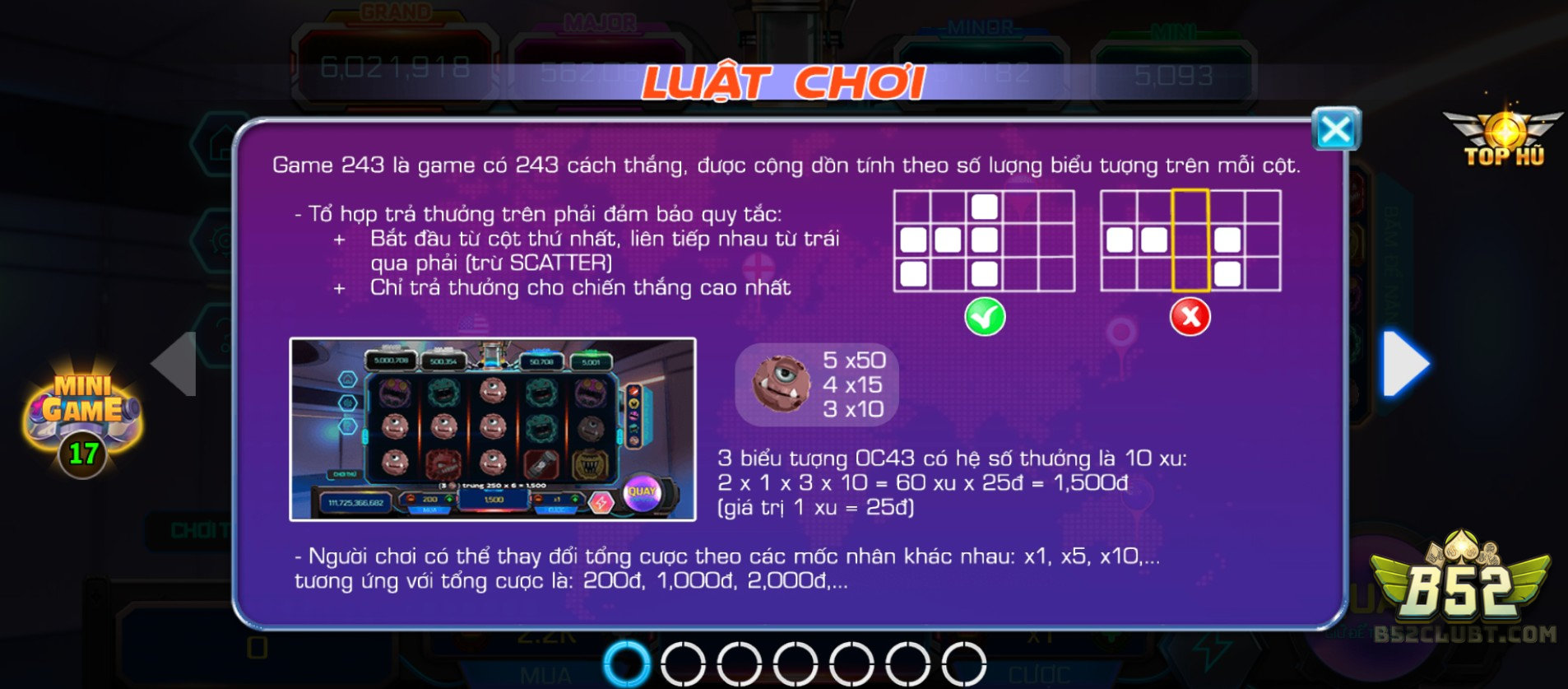 Luật chơi nổ hũ Covid 19 B52