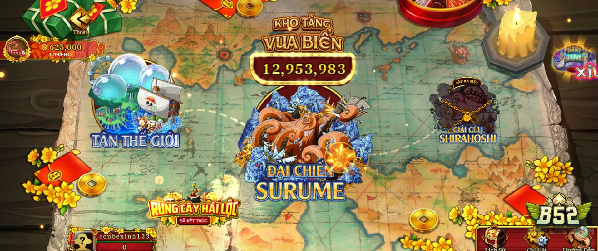 Bí quyết chơi Đại hải trình tại B52 Club