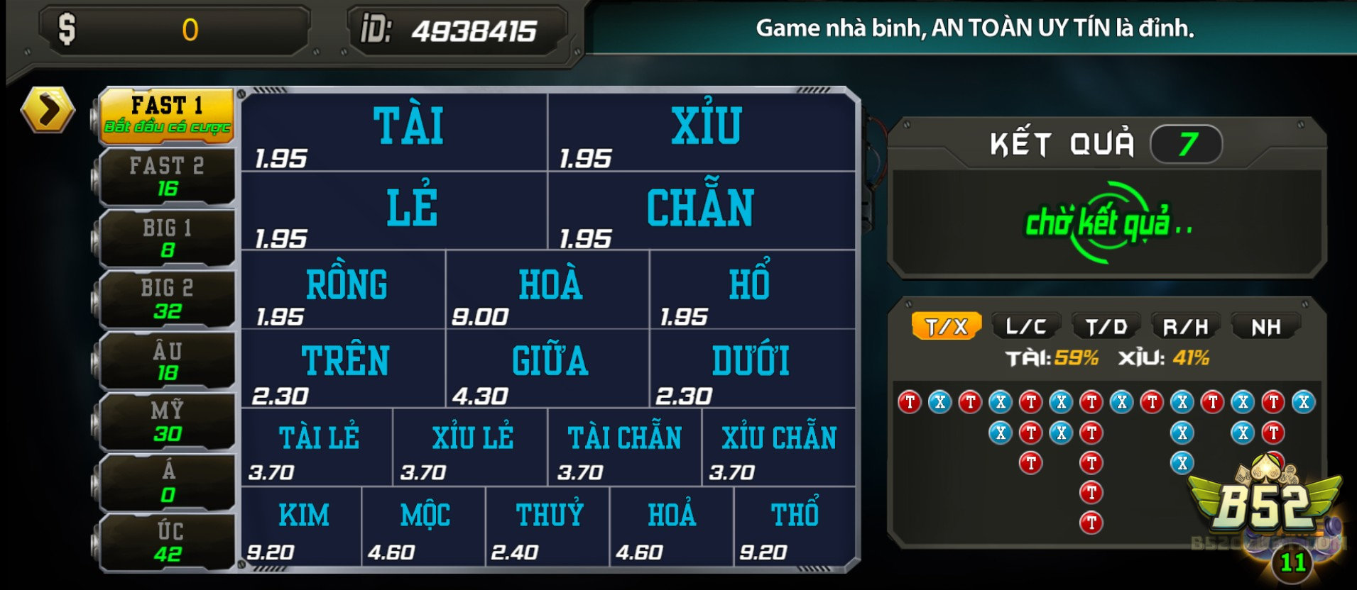 Giới thiệu thông tin tổng quan về Keno B52 Club