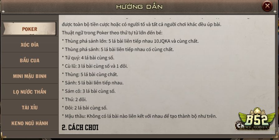 Thuật ngữ poker
