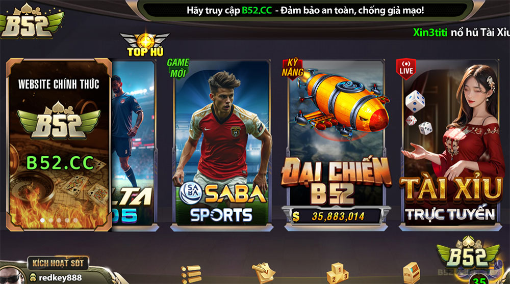 Saba sports B52 - Tận hưởng kèo cược thể thao chất lượng